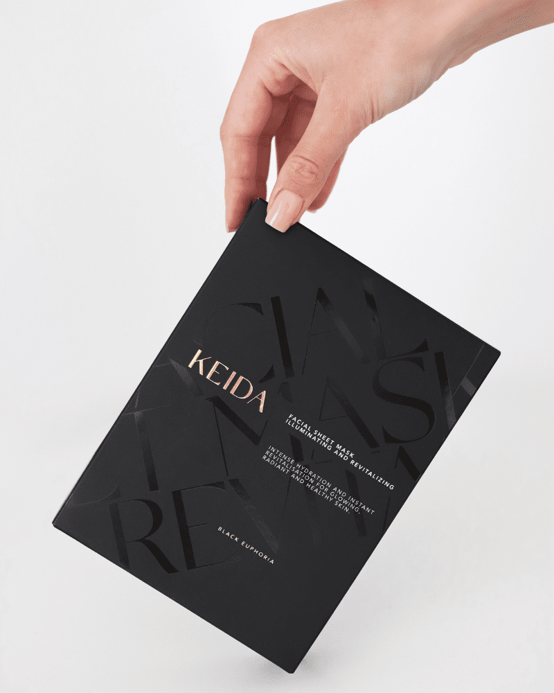 SET 10 X MASCA SERVETEL CU VITAMINA C & ACID HIALURONIC - Keida Masti faciale tip servetel