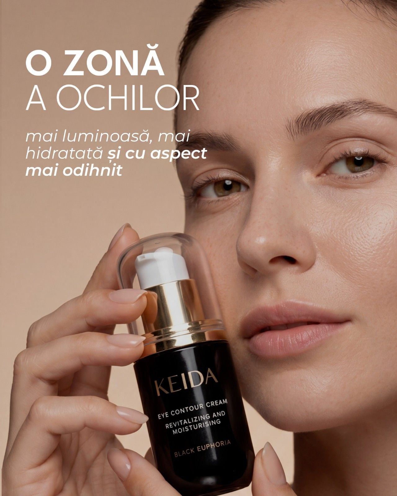 Crema Ochi Anticearcan cu Vitamina C si Colagen - Keida