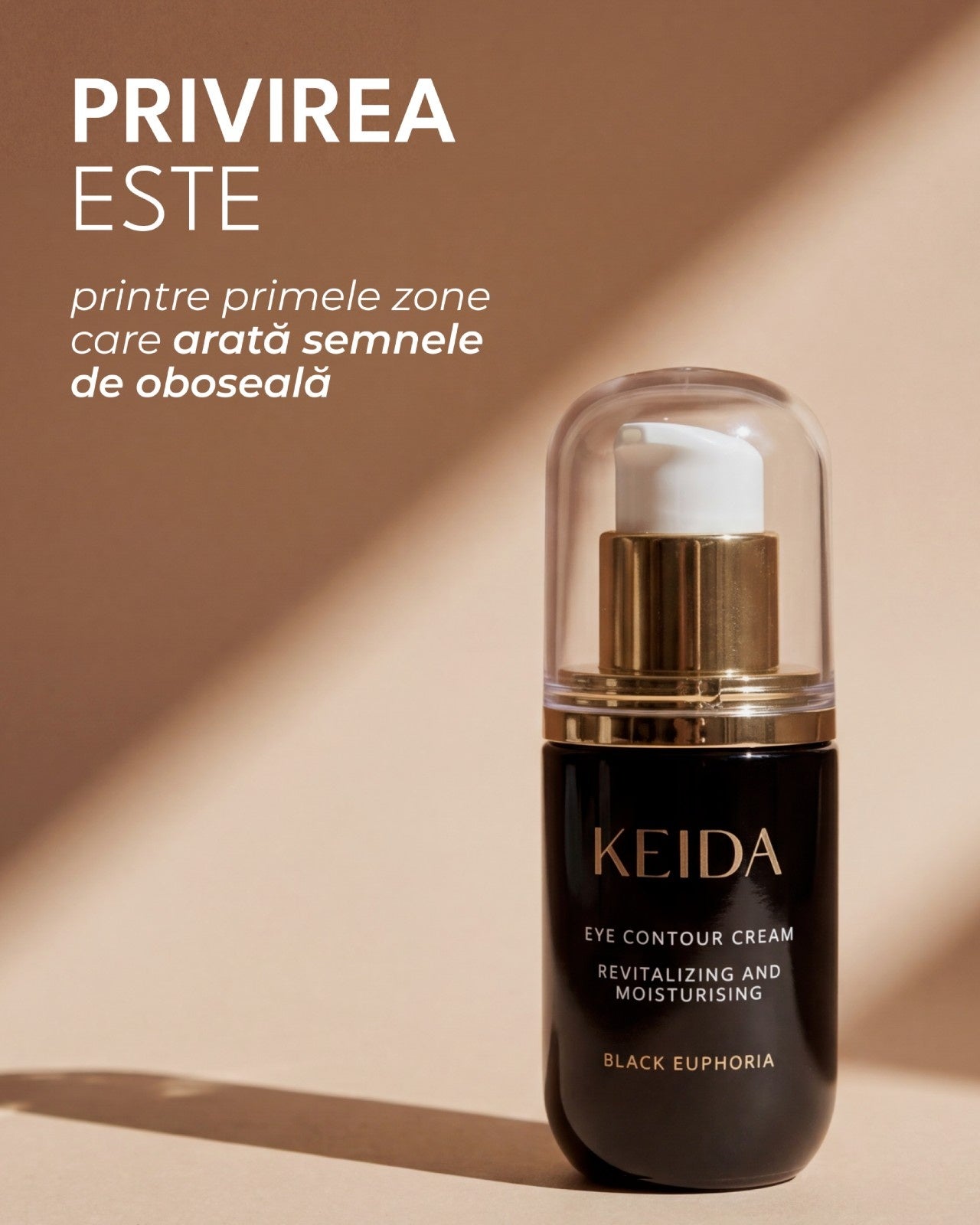 CREMA ANTICEARCANE DE OCHI VITAMINA C & COLAGEN - Keida Crema contur ochi