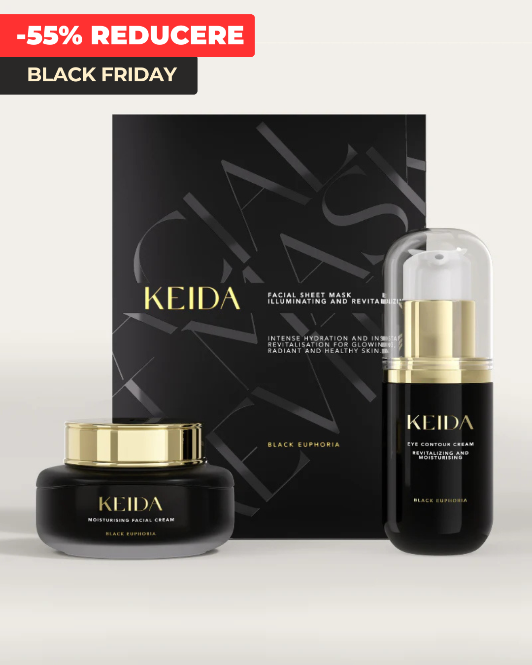 SET HIDRATANT ANTIRID BLACK EUPHORIA